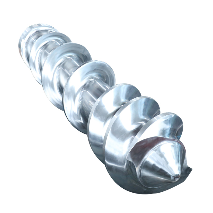 Hot Feed Rubber Extrusion Screw At Barrel